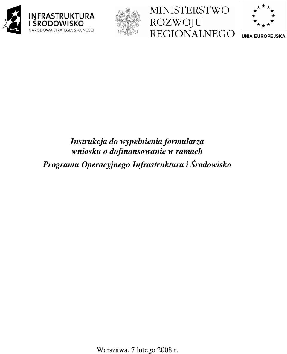 dofinansowanie w ramach Programu