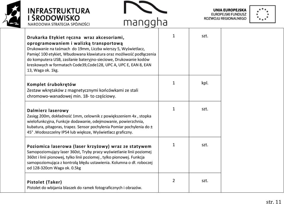 Komplet śrubokrętów Zestaw wkrętaków z magnetycznymi końcówkami ze stali chromowo-wanadowej min. 18- to częściowy.