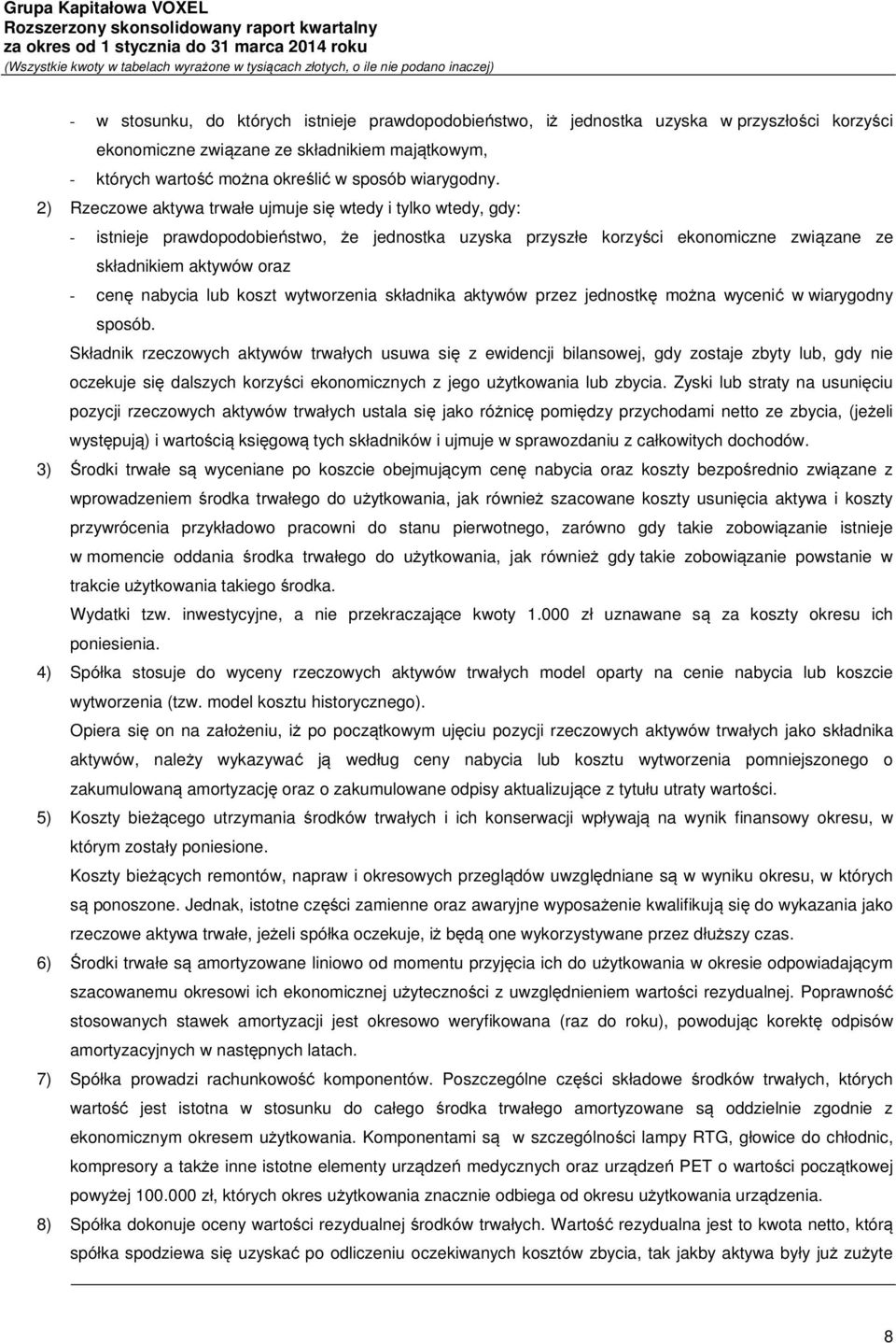 koszt wytworzenia składnika aktywów przez jednostkę można wycenić w wiarygodny sposób.