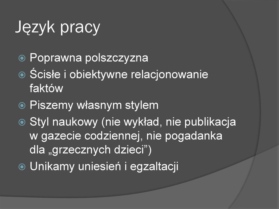 naukowy (nie wykład, nie publikacja w gazecie