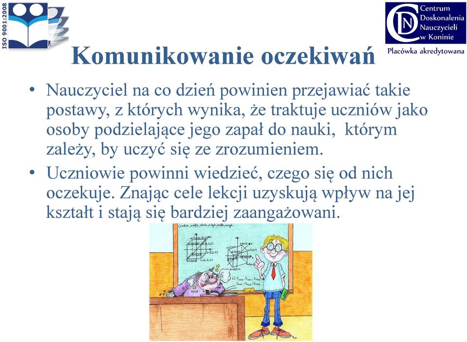 zależy, by uczyć się ze zrozumieniem.