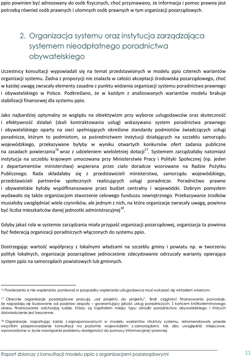 organizacji systemu.
