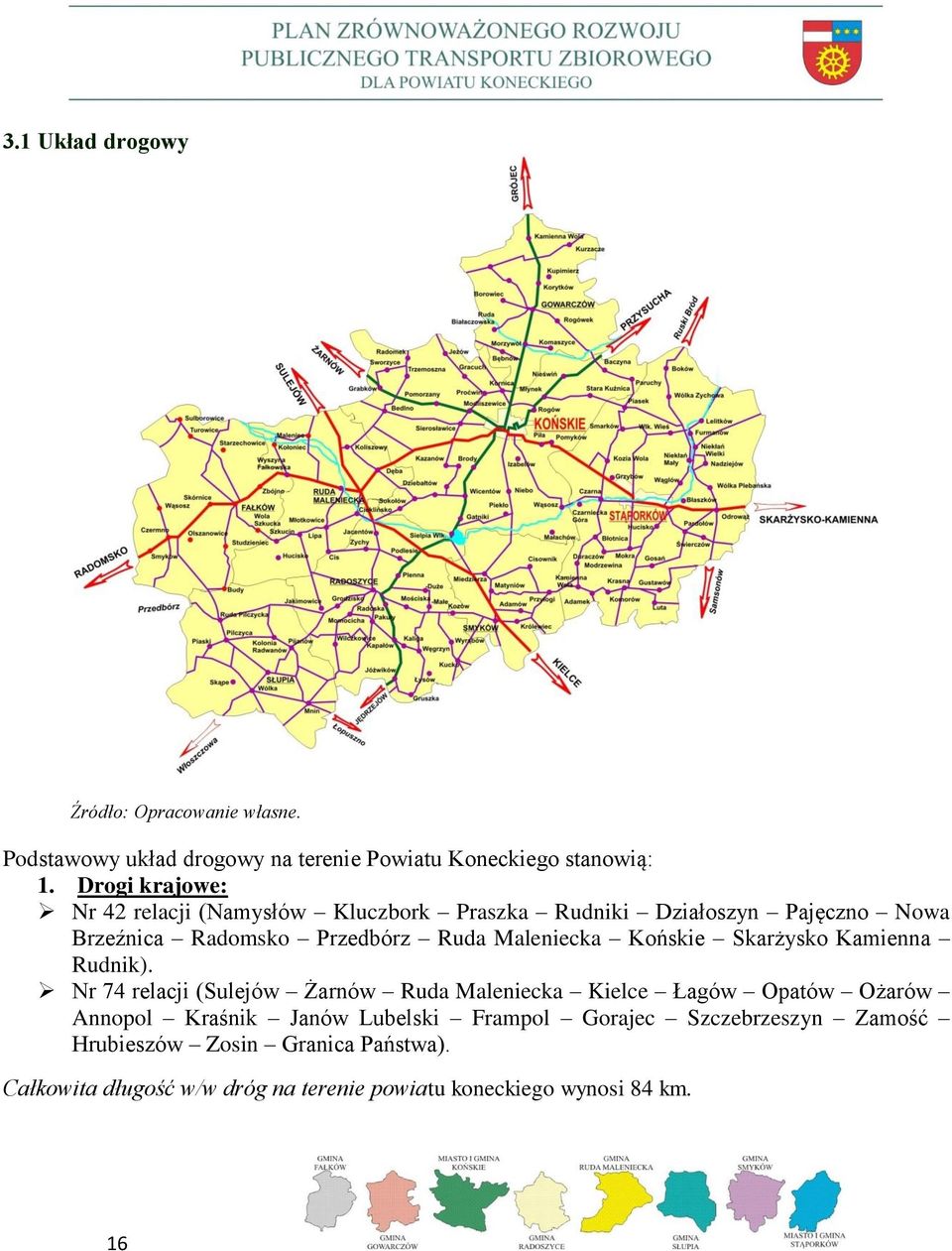 Maleniecka Końskie Skarżysko Kamienna Rudnik).