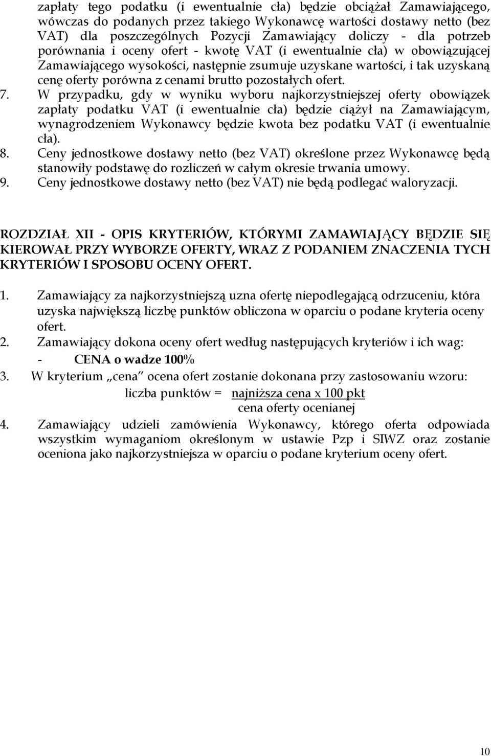 pozostałych ofert. 7.
