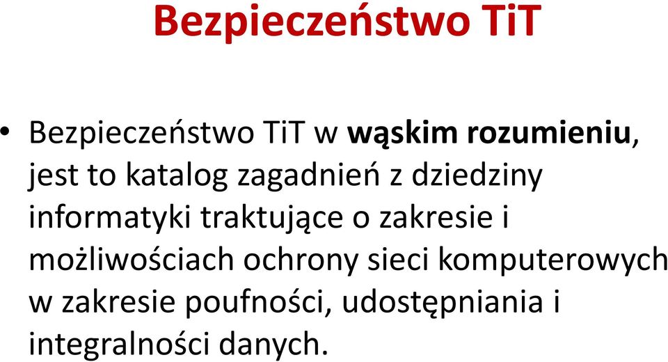 traktujące o zakresie i możliwościach ochrony sieci