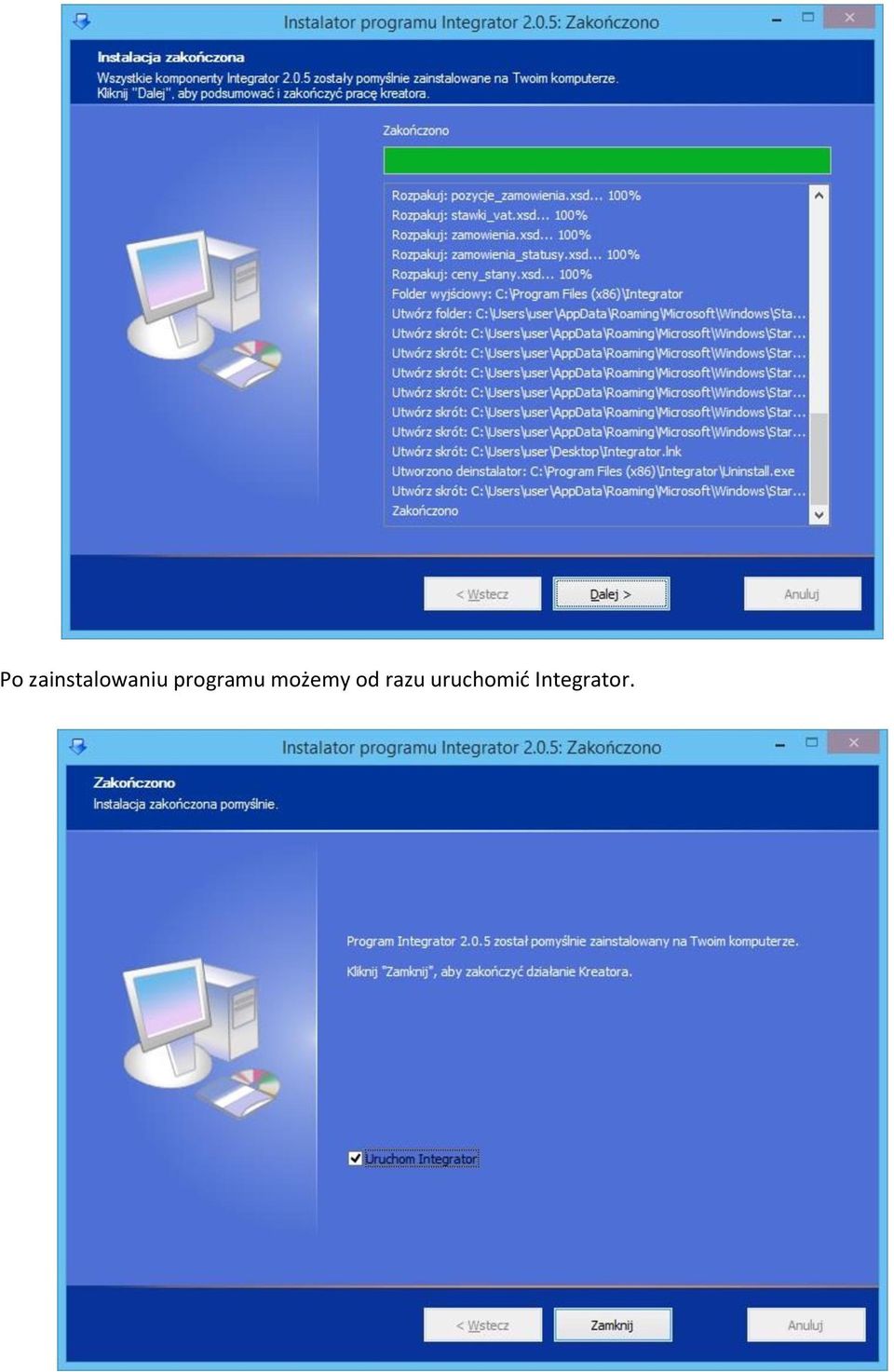 programu możemy