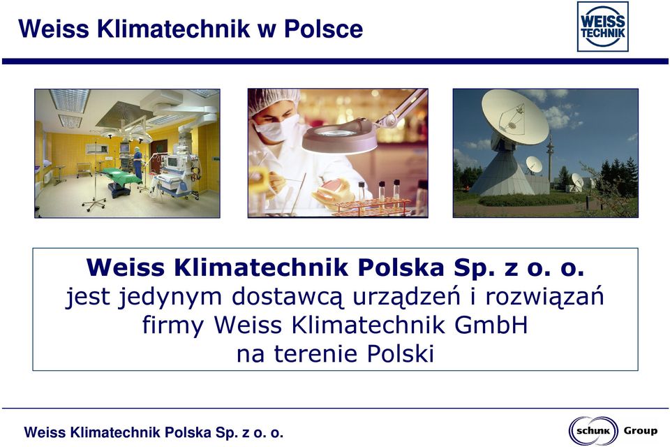 urządzeń i rozwiązań firmy