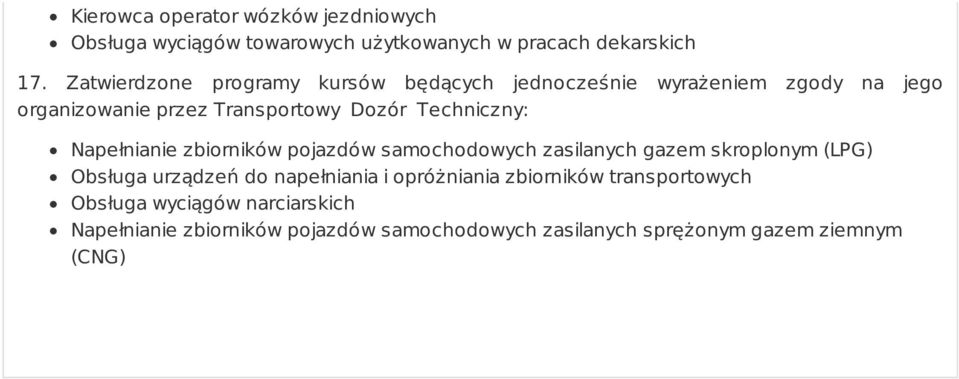 Techniczny: Napełnianie zbiorników pojazdów samochodowych zasilanych gazem skroplonym (LPG) Obsługa urządzeń do napełniania