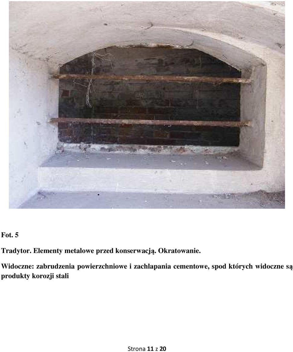 Okratowanie.