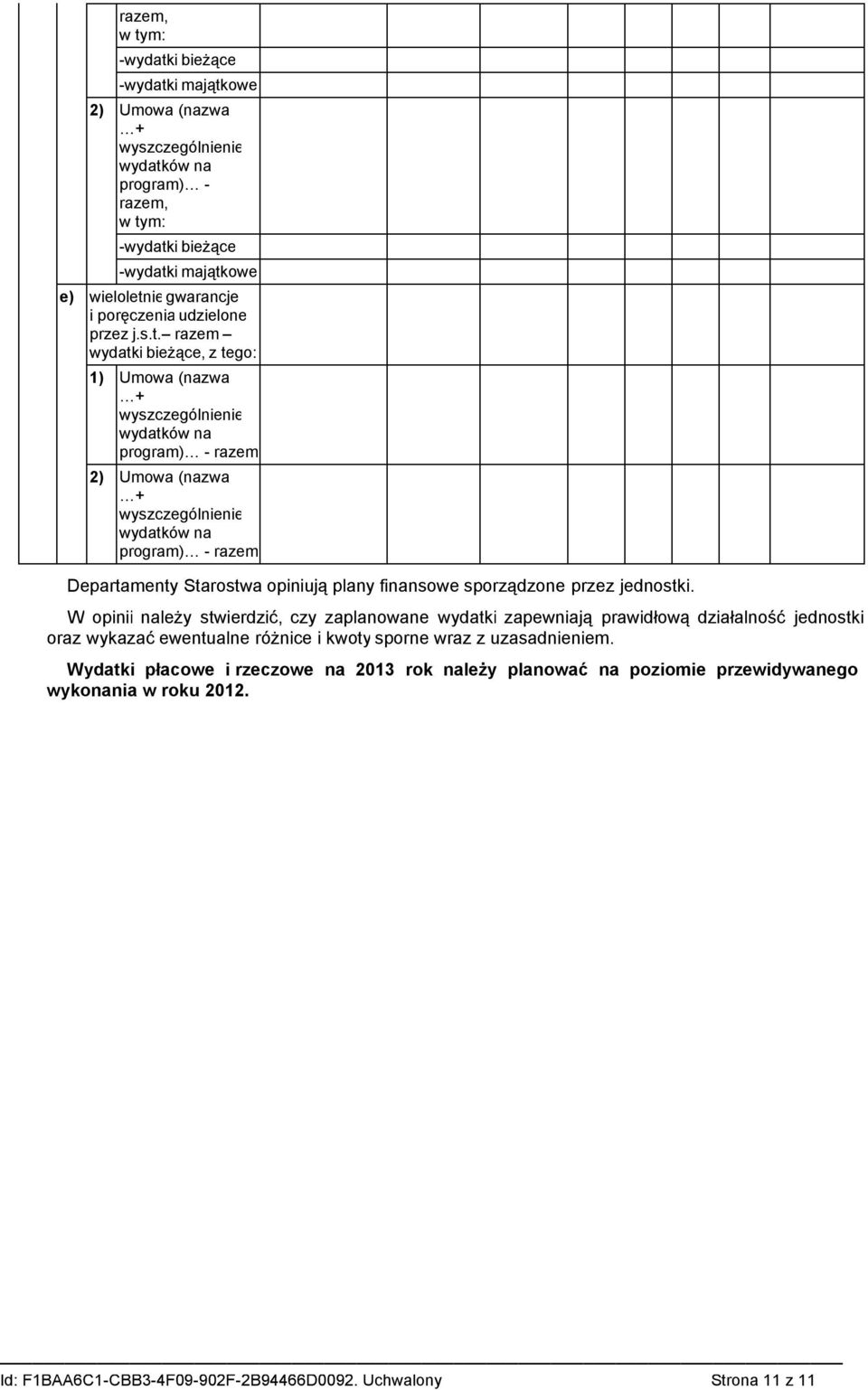 ów na program) - m: e) wieloletn