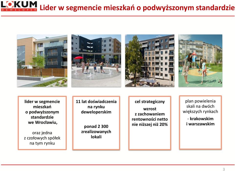 deweloperskim ponad 2 300 zrealizowanych lokali cel strategiczny wzrost z zachowaniem rentowności