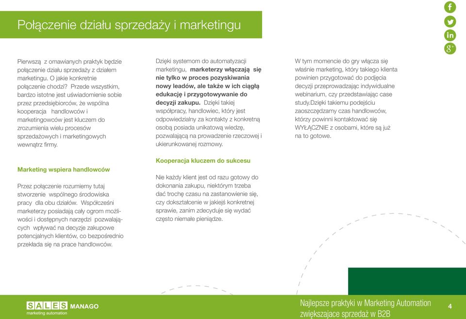 marketingowych wewnątrz firmy.