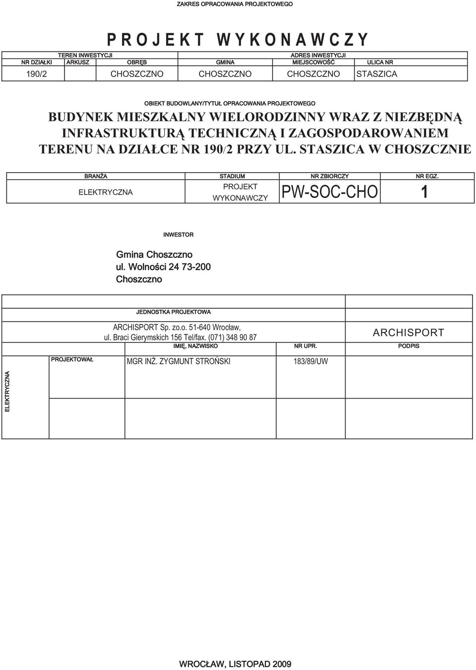 ZAGOSPODAROWANIEM TERENU NA DZIAŁCE