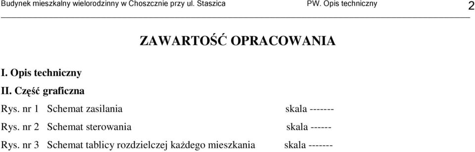 nr 1 Schemat zasilania skala ------- Rys.