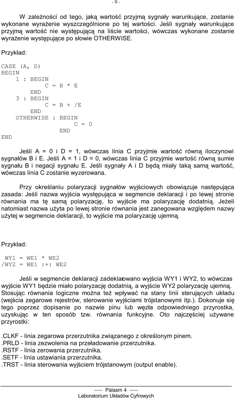 ?'6M 0MN) '% #>## <!?' # 6 0 % % % ') wówczas linia C zostanie wyzerowana. ' # ' % %?''%# % ) ' %!?" "## "# )' %!