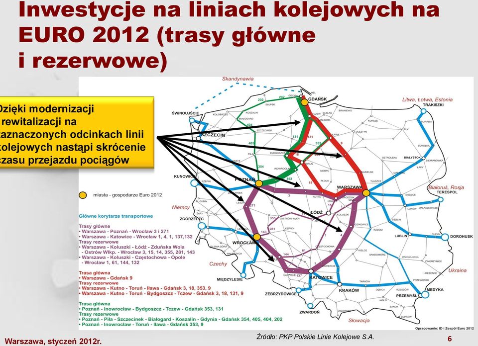 aznaczonych odcinkach linii olejowych nastąpi skrócenie