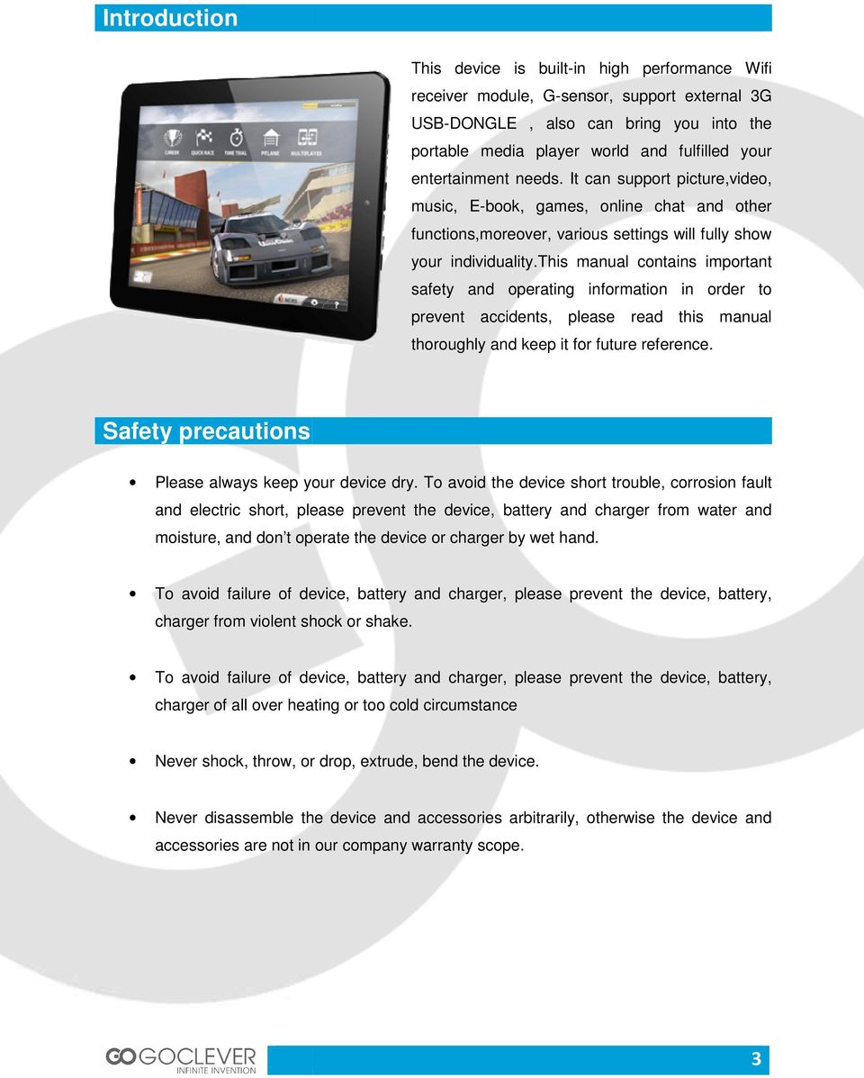 this manual contains important safety and operating information in order to prevent accidents, please read this manual thoroughly and keep it for future reference.