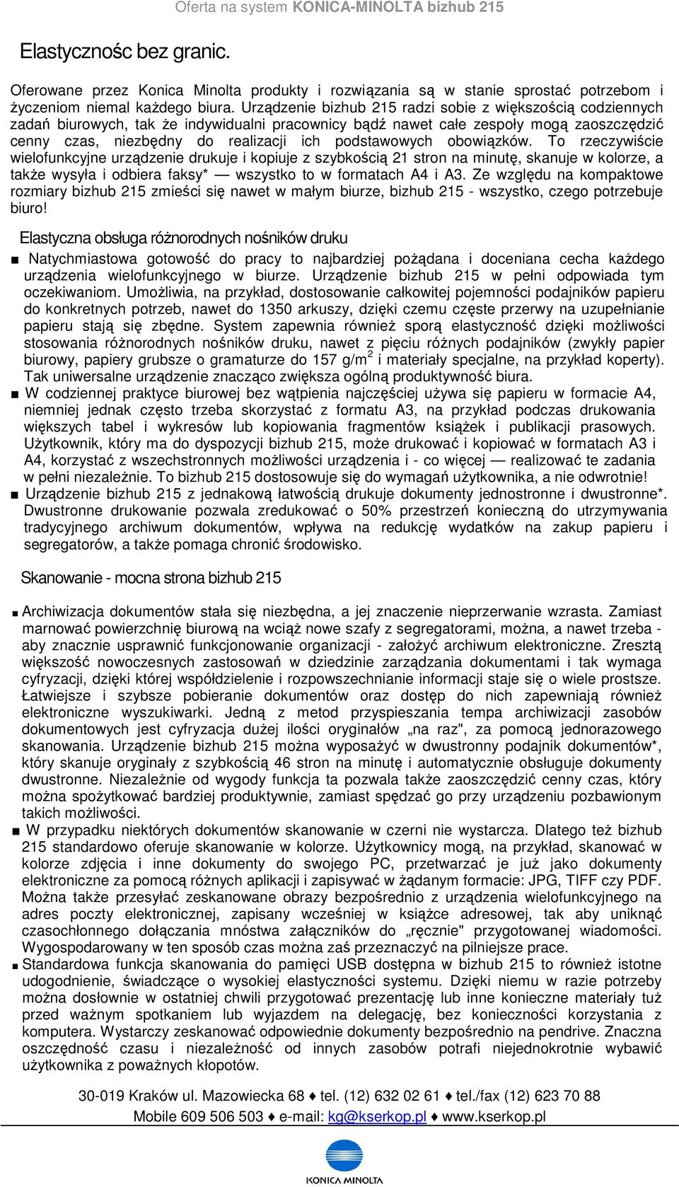 podstawowych obowiązków.