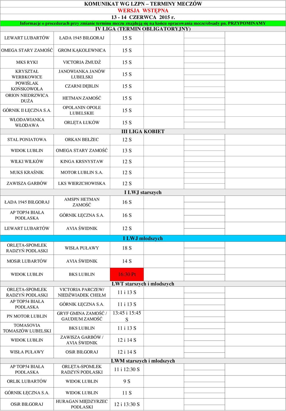 Y IV LIGA 