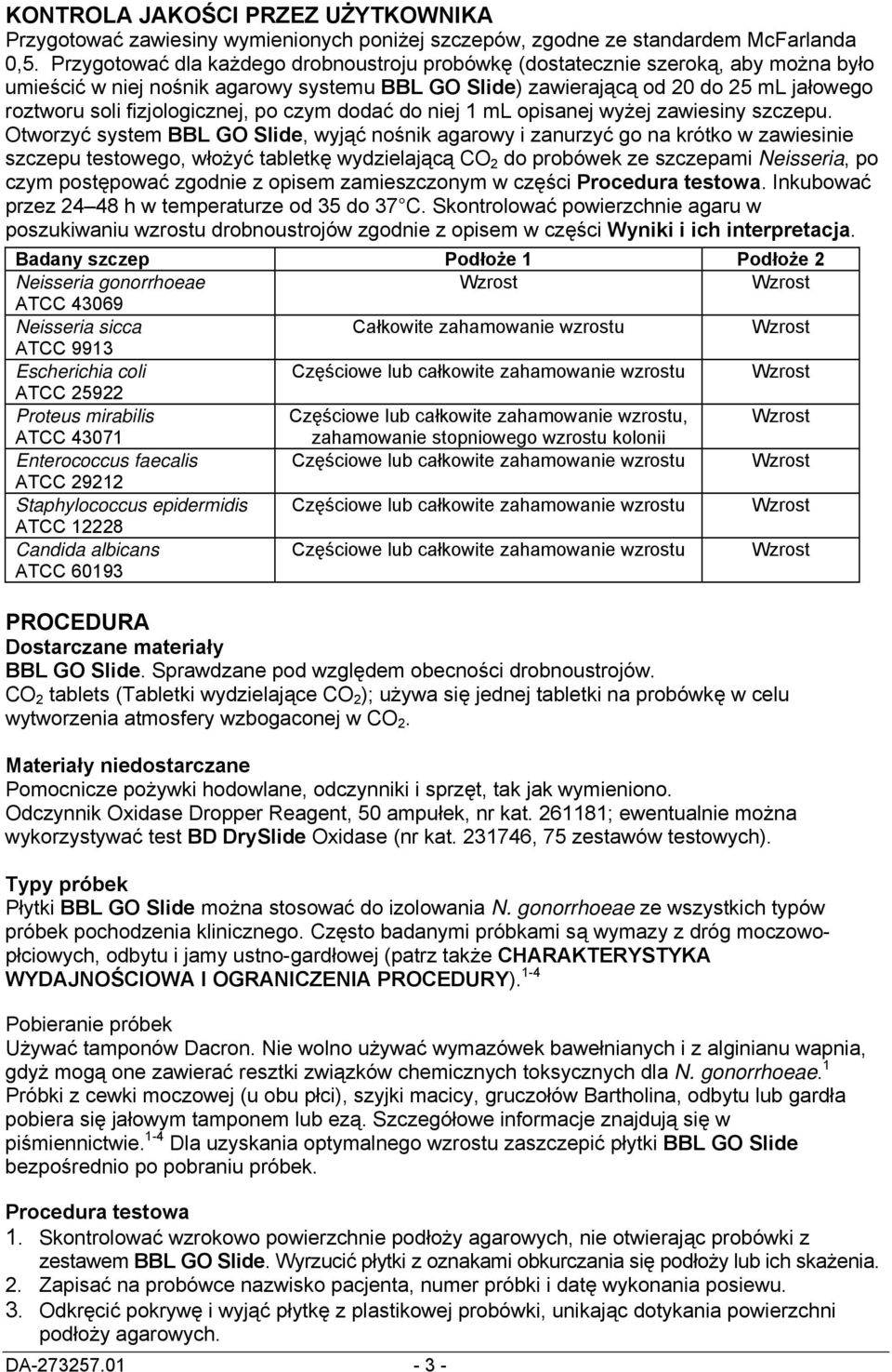 fizjologicznej, po czym dodać do niej 1 ml opisanej wyżej zawiesiny szczepu.