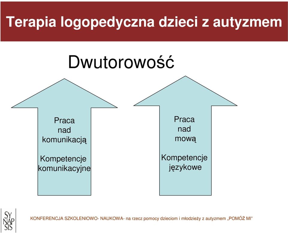 argumenty logopedy Dwutorowość Praca nad