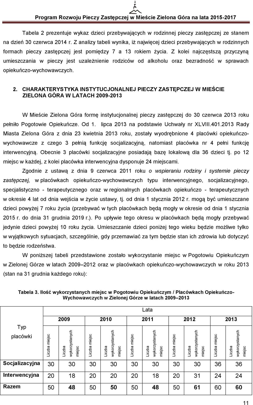Z kolei najczęstszą przyczyną umieszczania w pieczy jest uzależnienie rodziców od alkoholu oraz bezradność w sprawach opiekuńczo-wychowawczych. 2.
