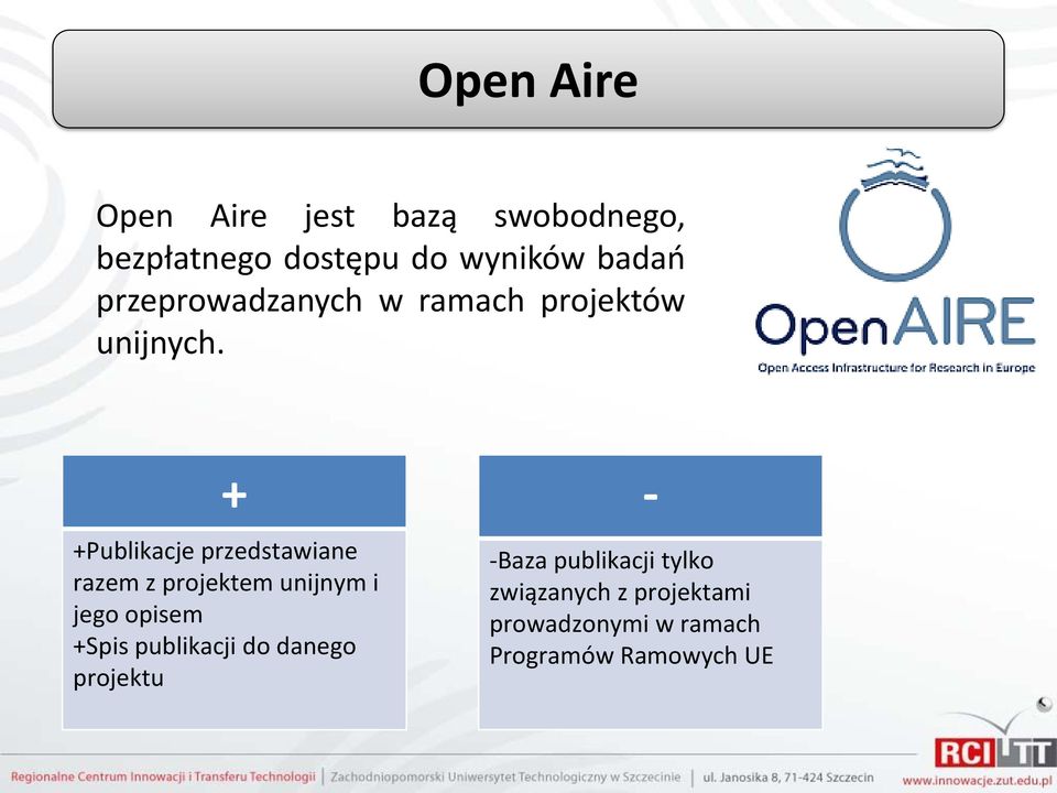 + +Publikacje przedstawiane razem z projektem unijnym i jego opisem +Spis