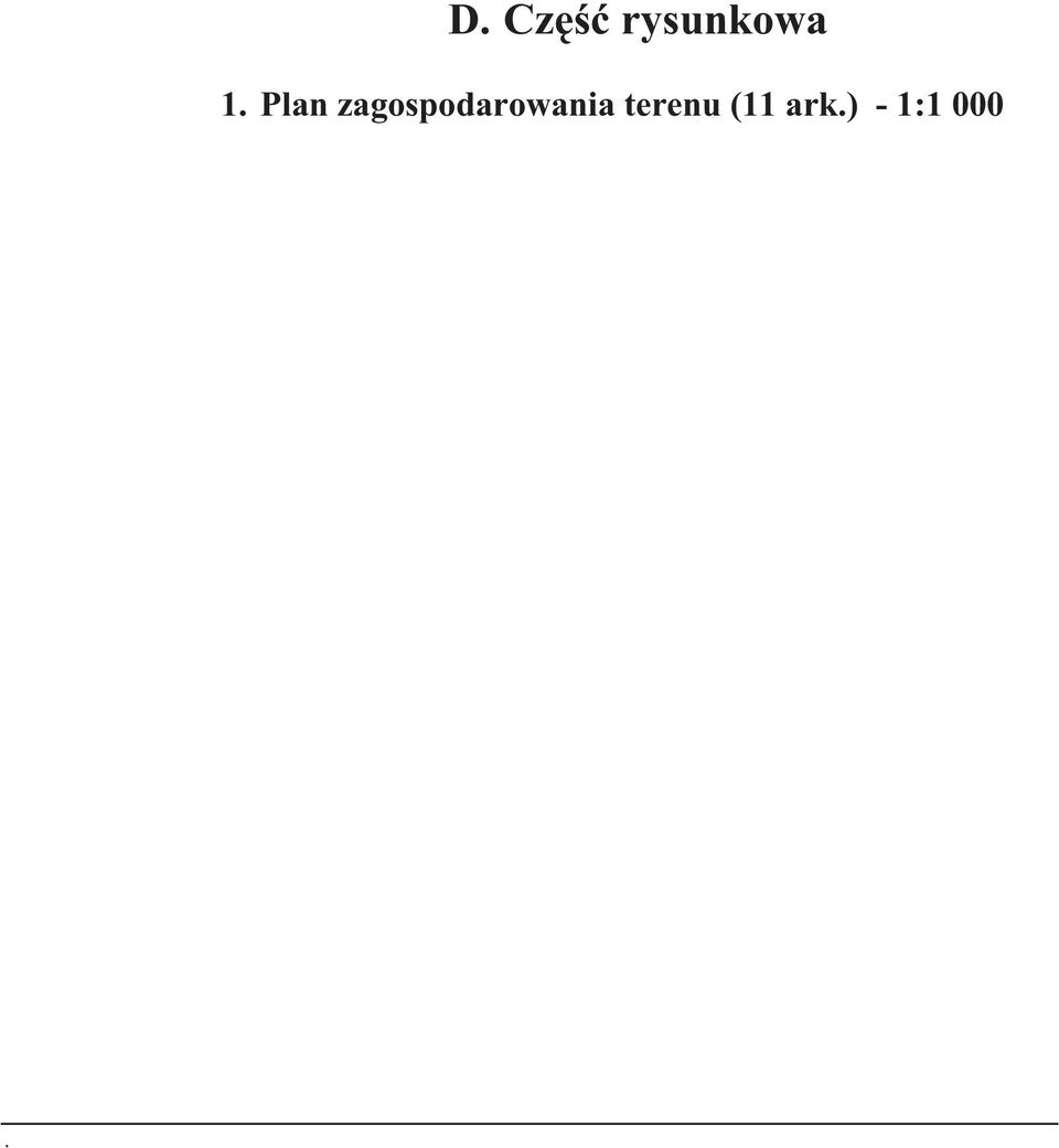zagospodarowania