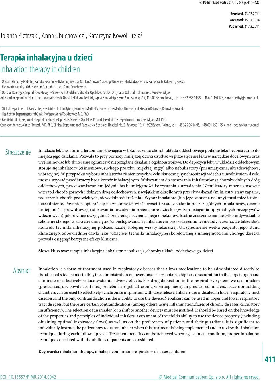 2014 Published: 31.12.