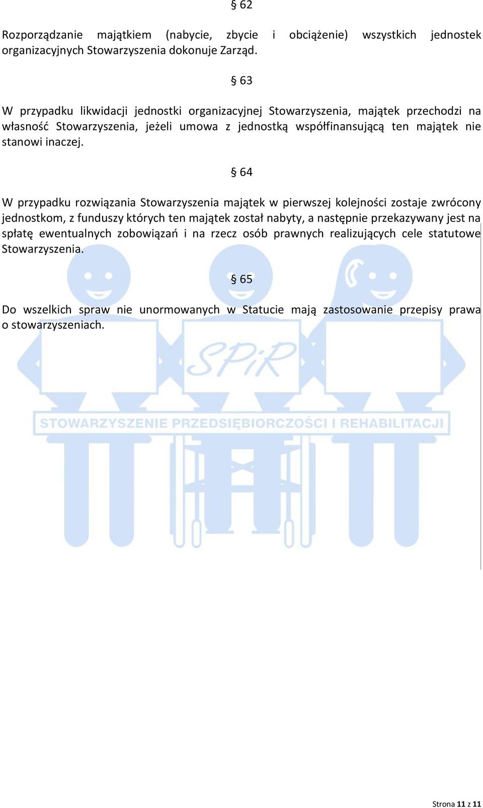 stanowi inaczej.