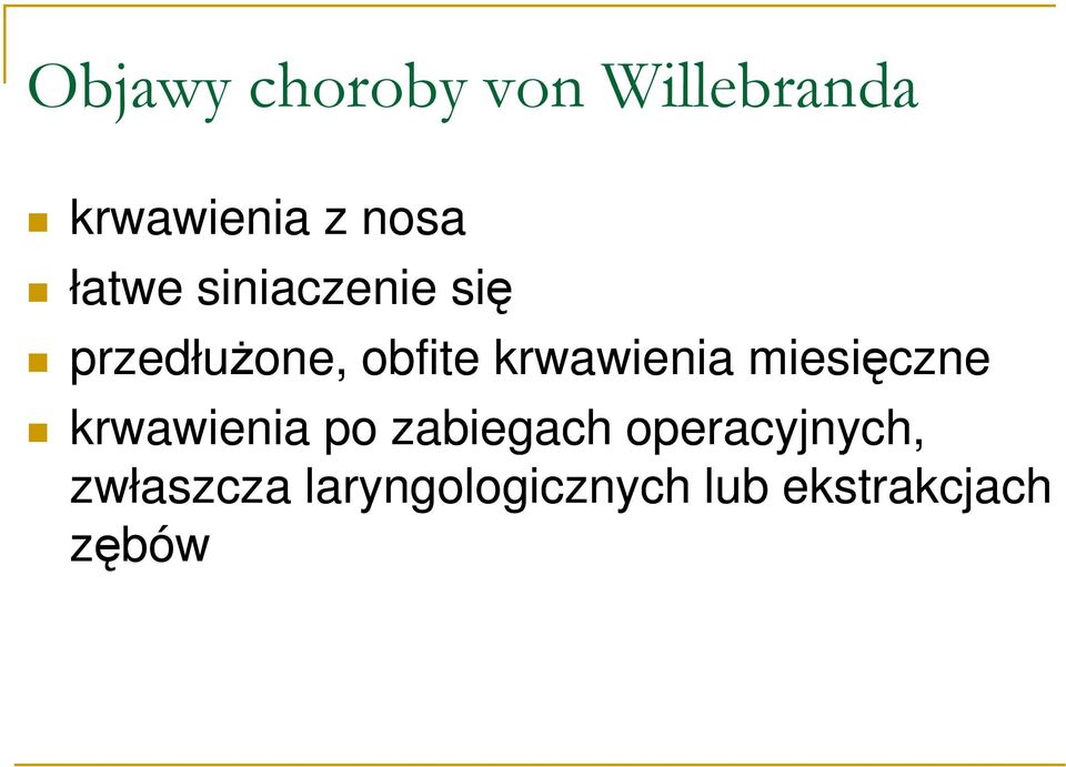 krwawienia miesięczne krwawienia po zabiegach