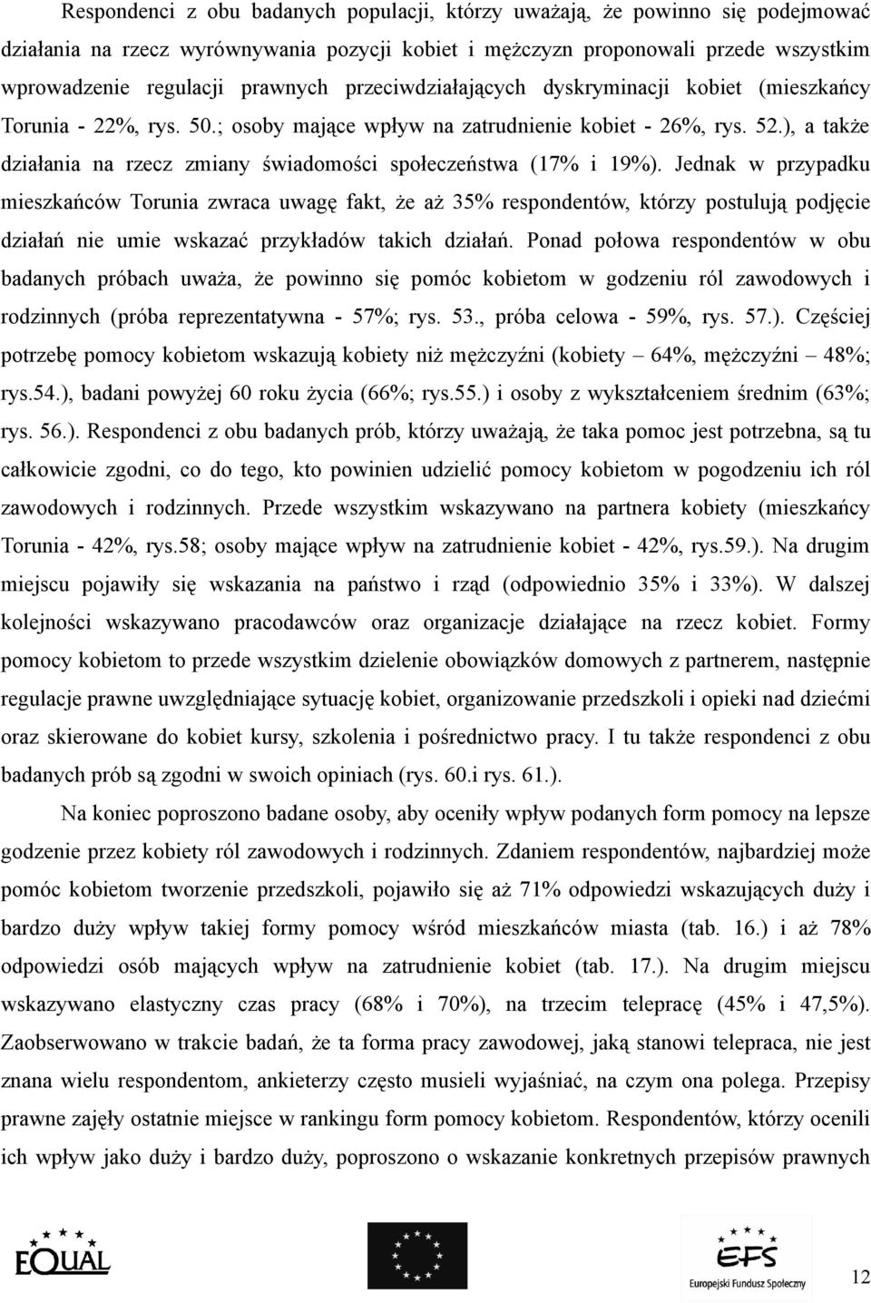 ), a także działania na rzecz zmiany świadomości społeczeństwa (17% i 19%).