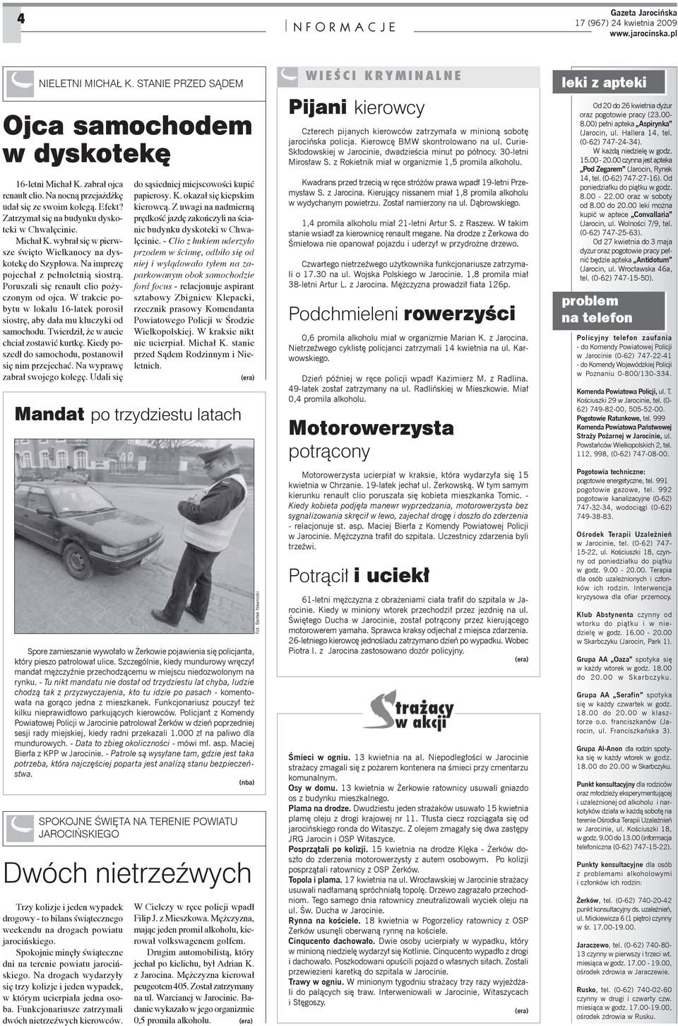Spotyka się z pijanym mężczyzną