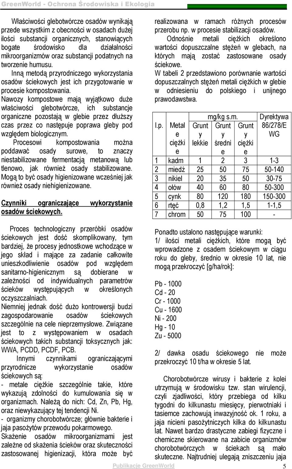 Nawozy kompostow mają wyjątkowo duŝ właściwości glbotwórcz, ich substancj organiczn pozostają w glbi przz dłuŝszy czas przz co następuj poprawa glby pod względm biologicznym.