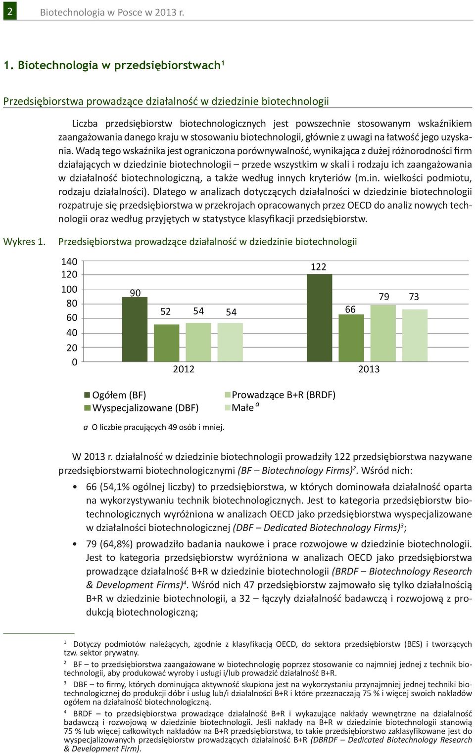 zaangażowania danego kraju w stosowaniu biotechnologii, głównie z uwagi na łatwość jego uzyskania.