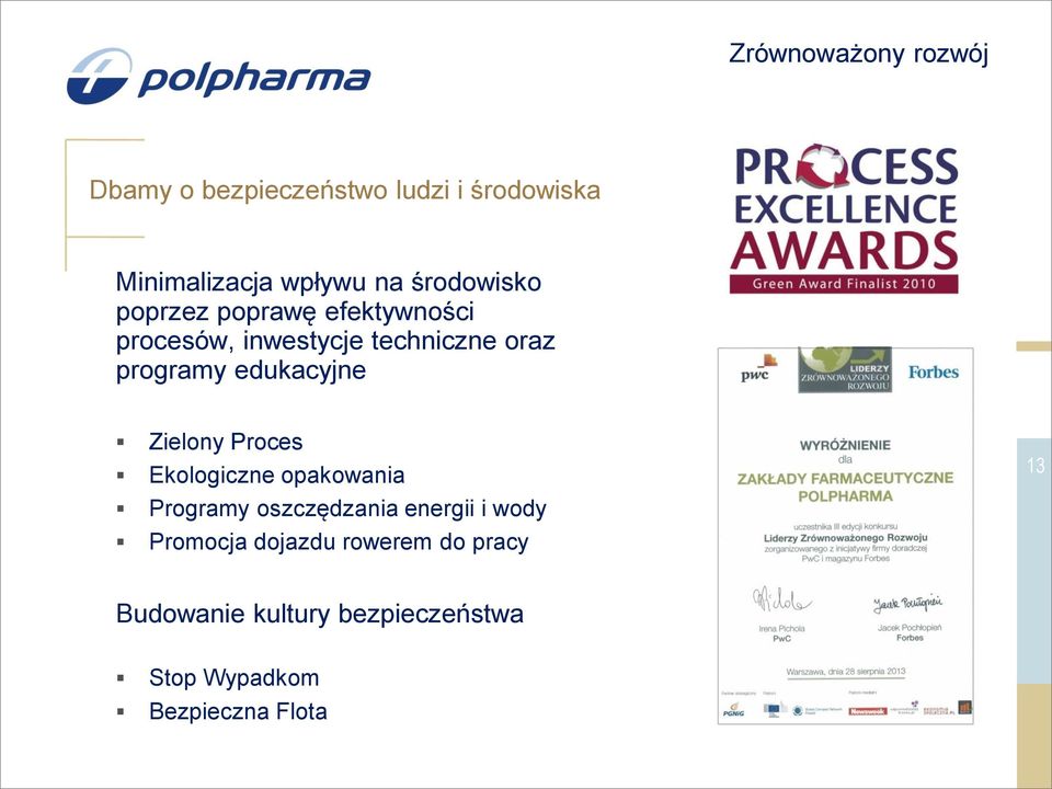 edukacyjne Zielony Proces Ekologiczne opakowania Programy oszczędzania energii i wody