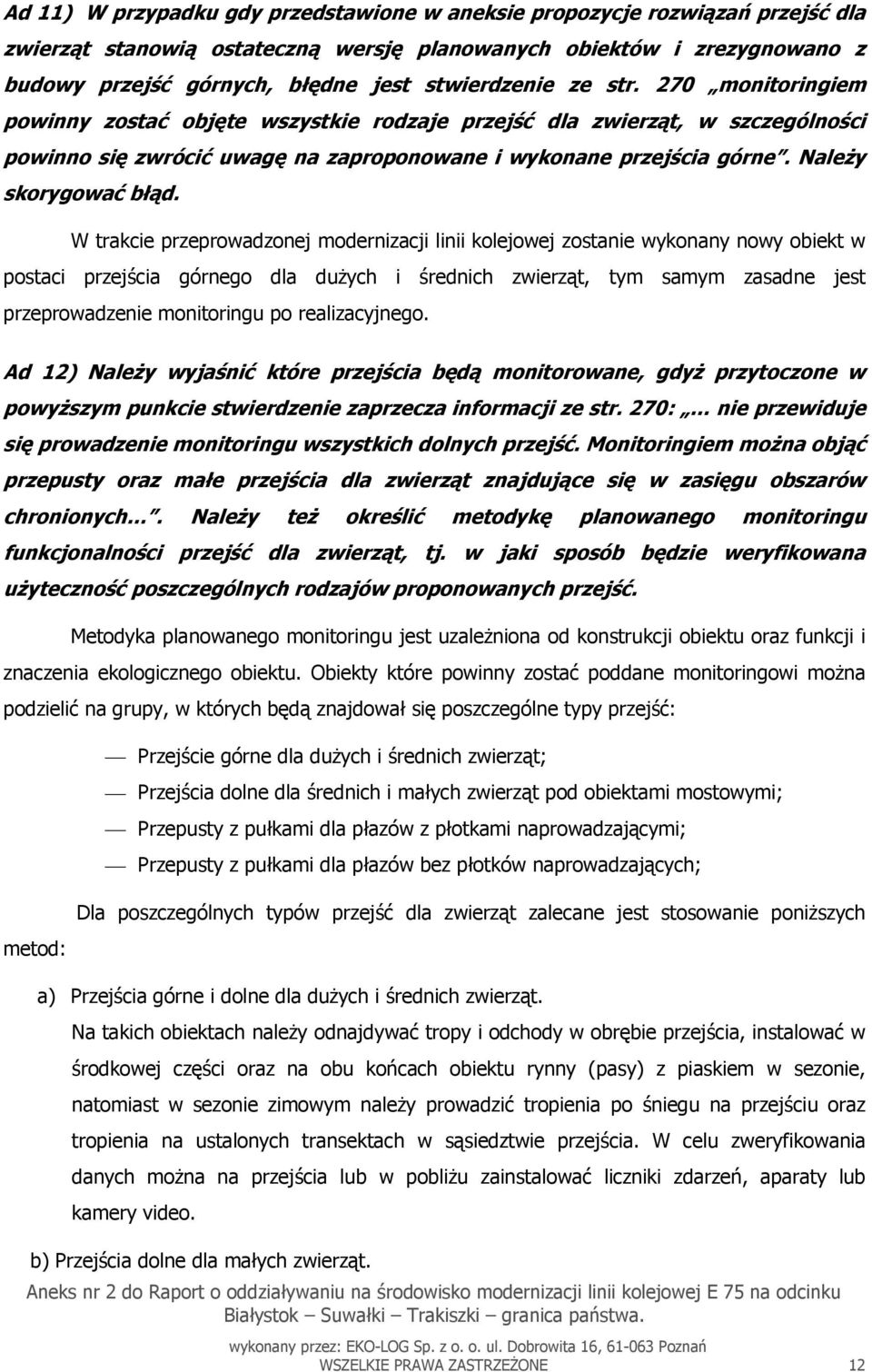 Należy skorygować błąd.