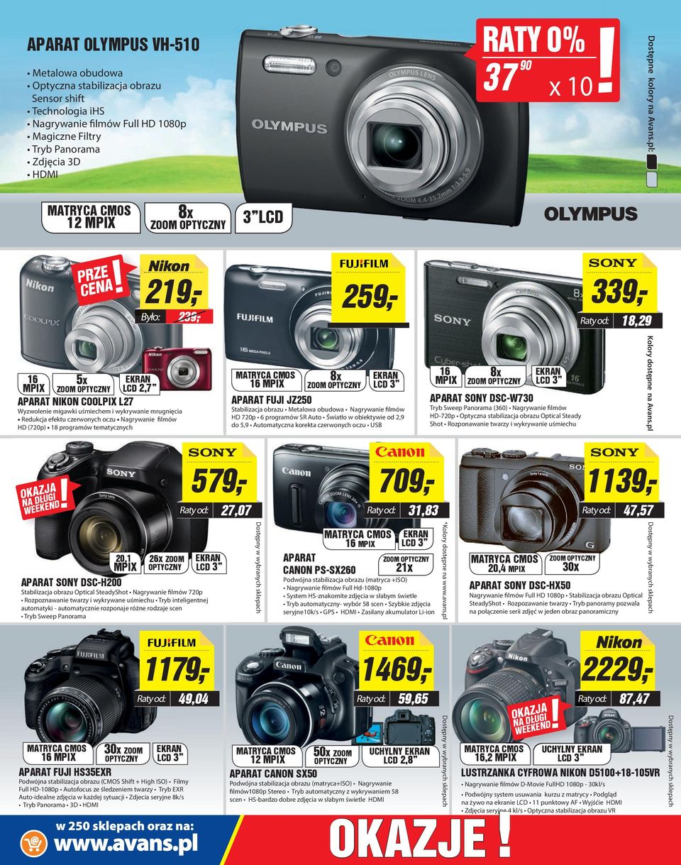 pl: MTRYC CMOS 12 MPIX 8x ZOOM OPTYCZNY 3 lcd CEN PRZE 219,- 239,- 259-, 339,- 18,29 16 5x EKRN MPIX ZOOM OPTYCZNY LCD 2,7 aparat nikon COOlPIX l27 Wyzwolenie migawki uśmiechem i wykrywanie