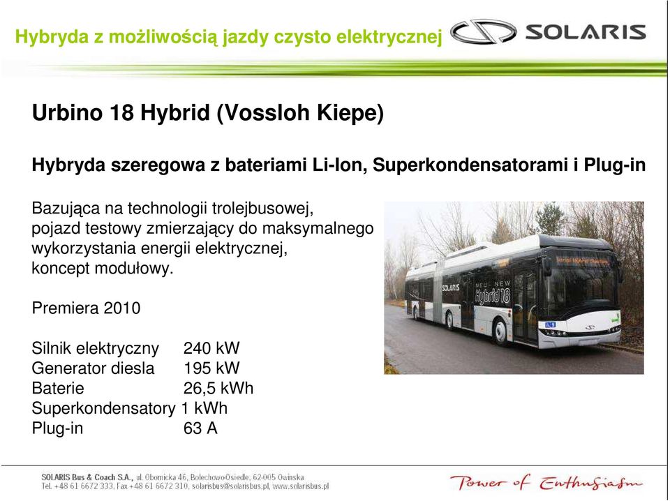 testowy zmierzający do maksymalnego wykorzystania energii elektrycznej, koncept modułowy.