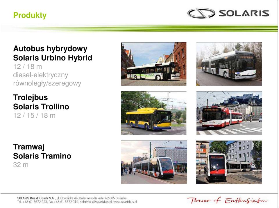 równoległy/szeregowy Trolejbus Solaris