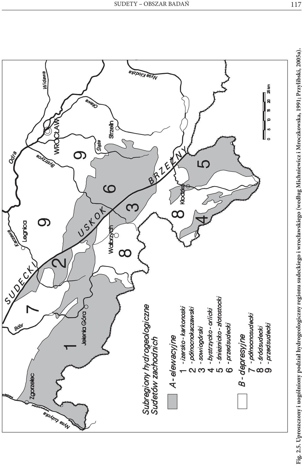 hydrogeologiczny regionu sudeckiego i