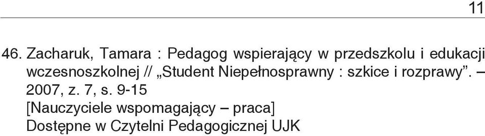 Student Niepełnosprawny : szkice i rozprawy.