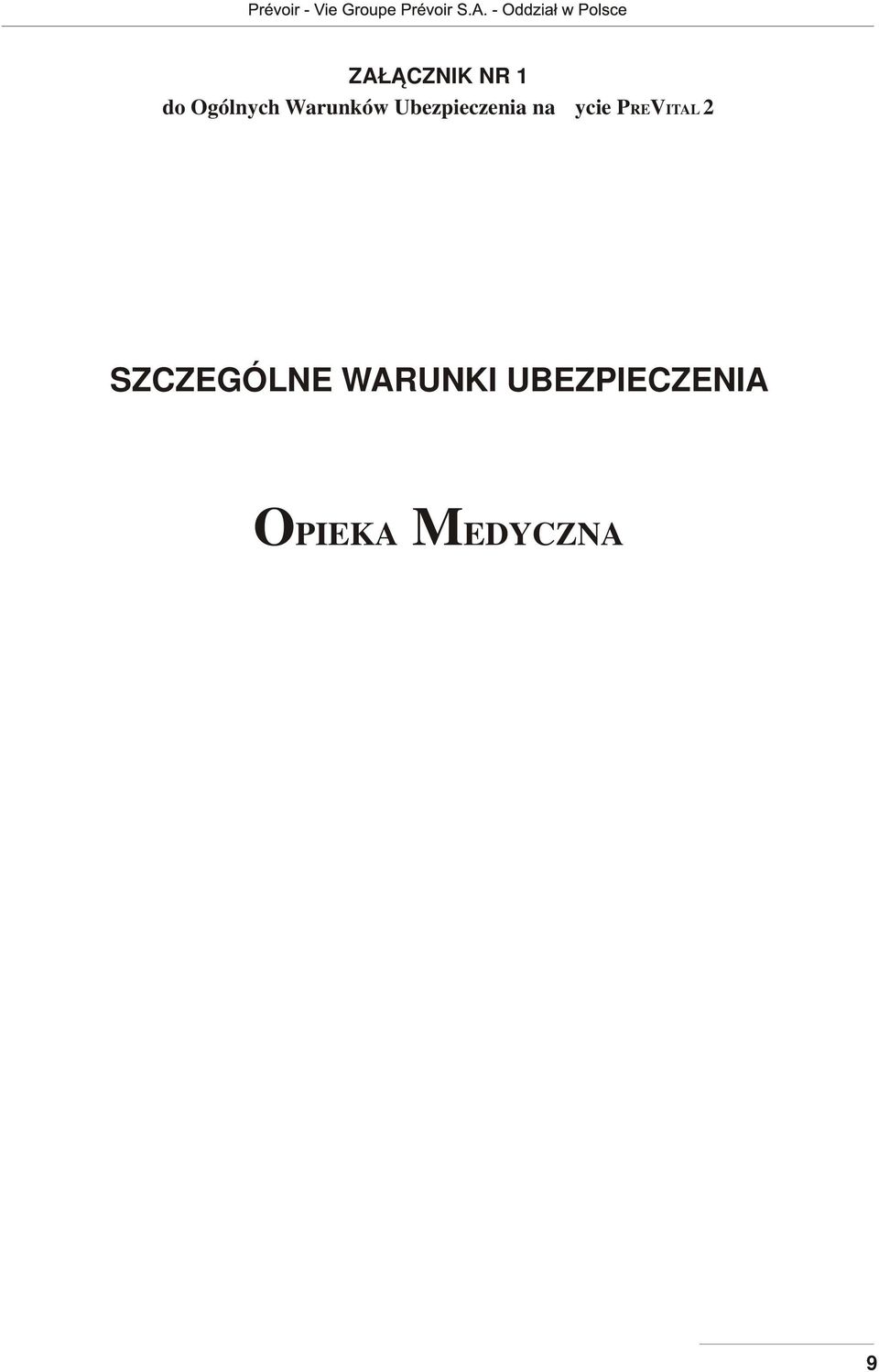 Życie PREVITAL 2 SZCZEGÓLNE