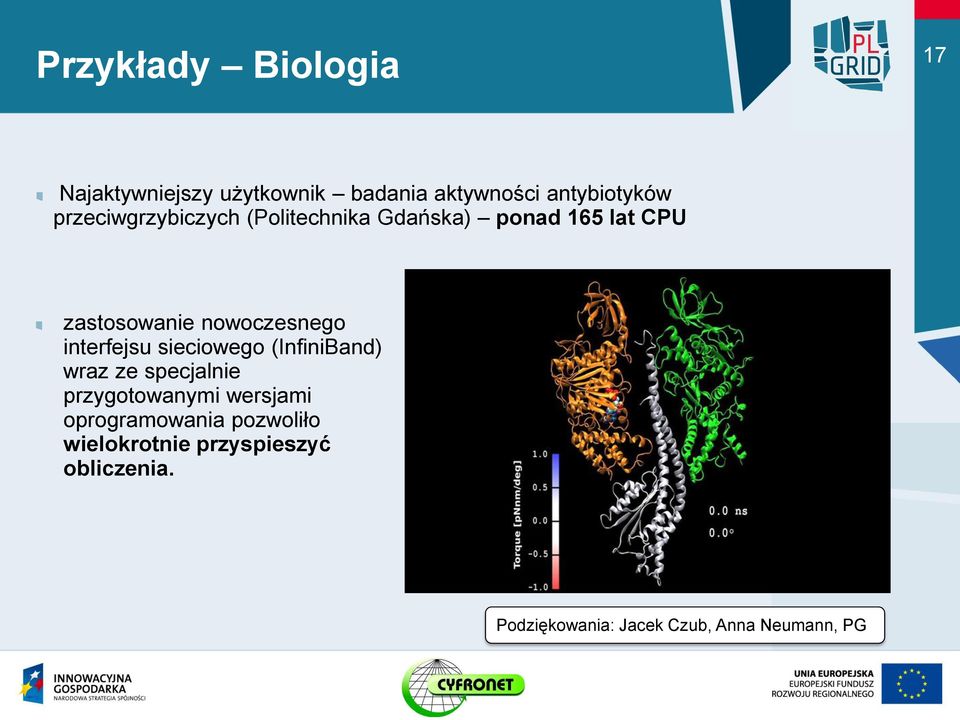 interfejsu sieciowego (InfiniBand) wraz ze specjalnie przygotowanymi wersjami