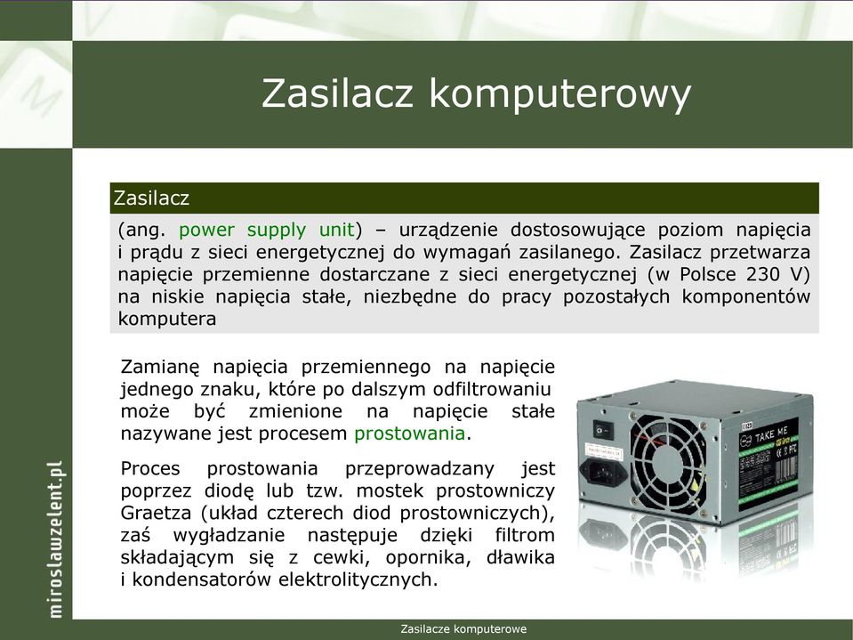 Zasilacze komputerowe - PDF Darmowe pobieranie