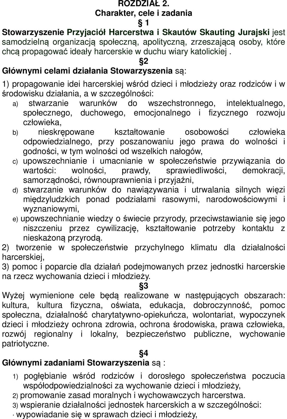 harcerskie w duchu wiary katolickiej.