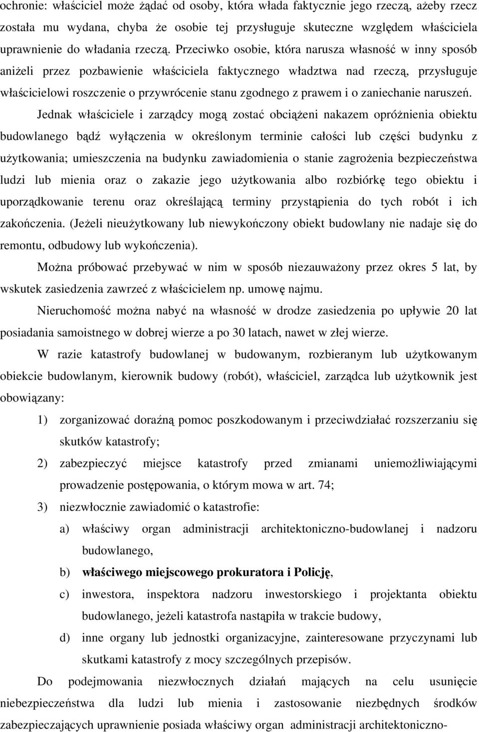 zaniechanie naruszeń.