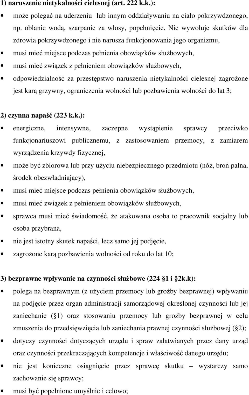 dpwiedzialnść za przestępstw naruszenia nietyka