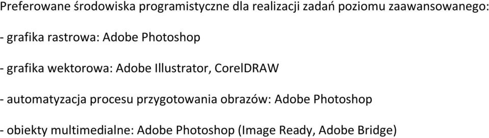 Adobe Illustrator, CorelDRAW - automatyzacja procesu przygotowania obrazów: