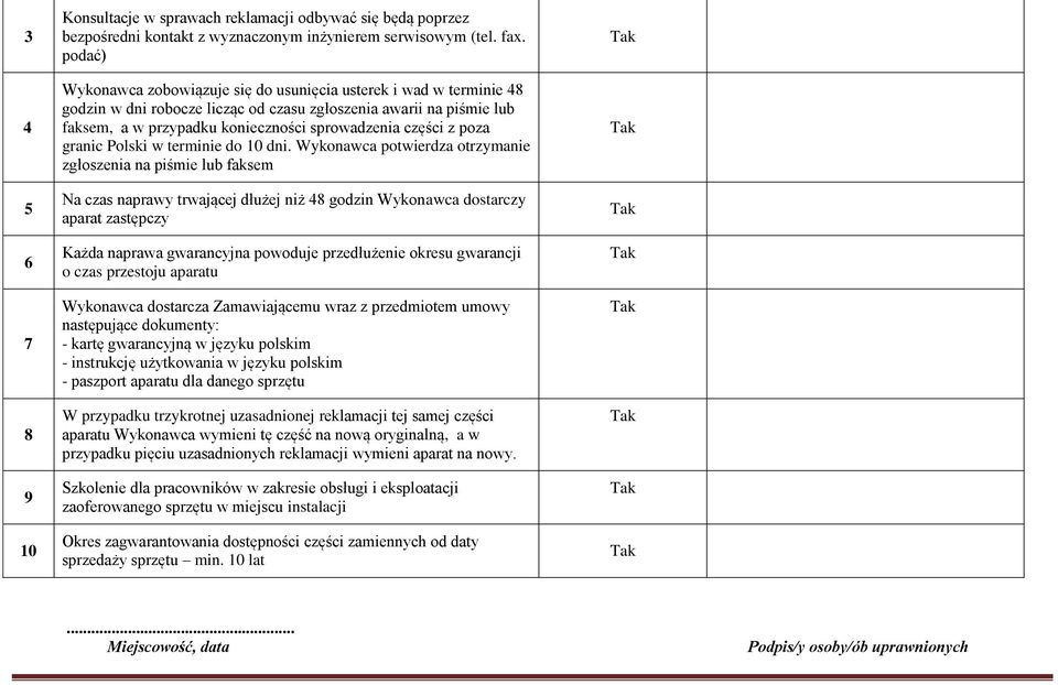 poza granic Polski w terminie do 10 dni.